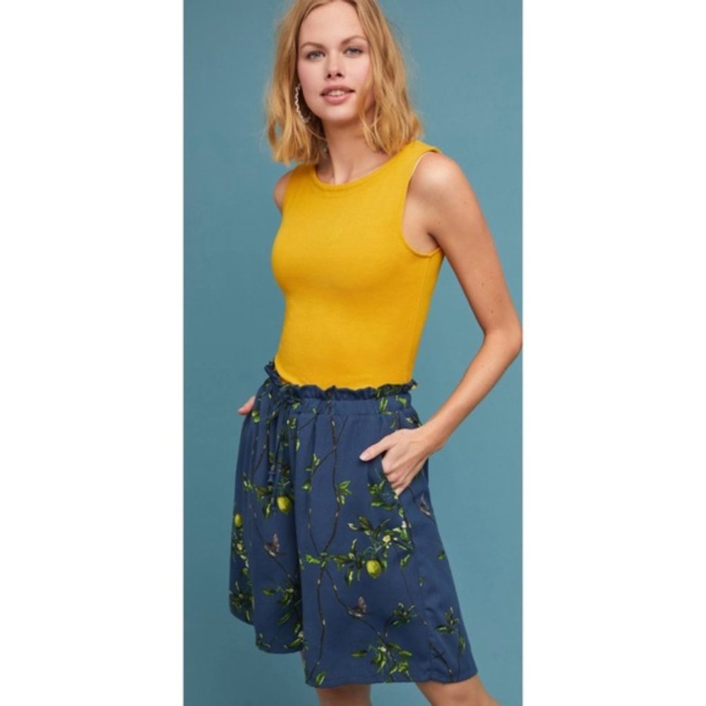 Lemon Bird Bermuda Shorts